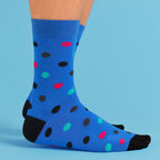 Sock Snob 6 Pack Mens Bamboo Design Socks - Soft Breathable Everyday Patterned Fit