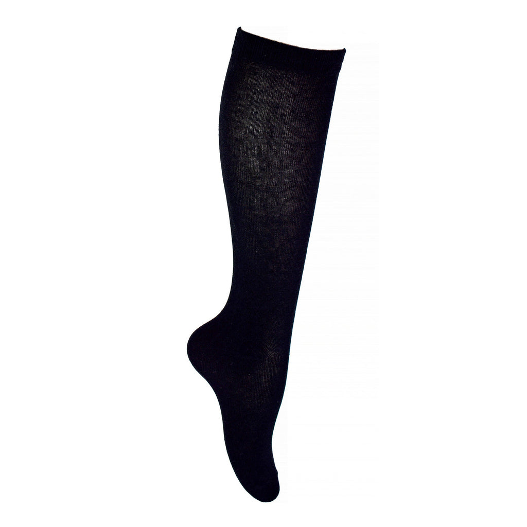 Sock Snob 12 Pack Girls Long Knee High Soft Cotton School Socks