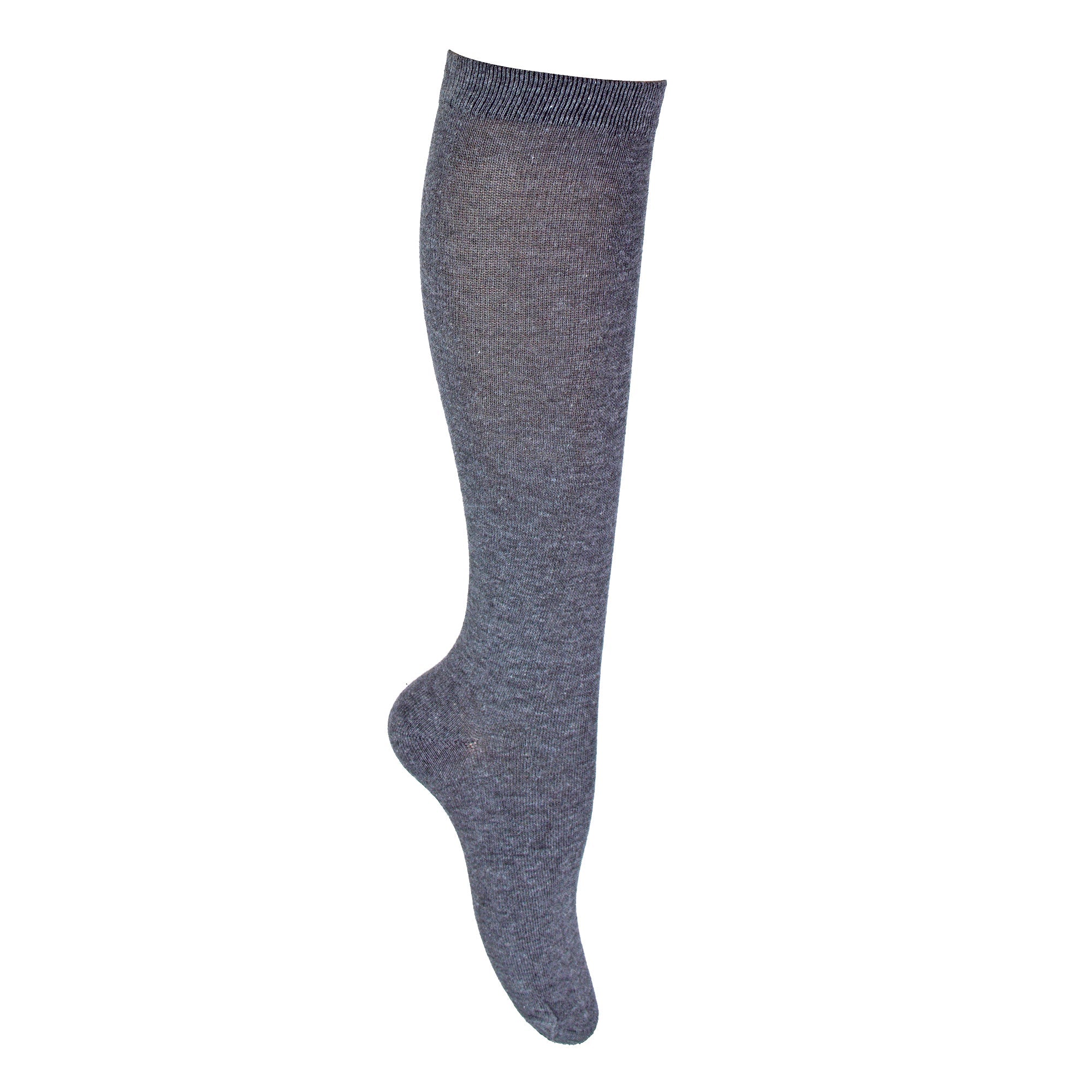Sock Snob 12 Pack Girls Long Knee High Soft Cotton School Socks