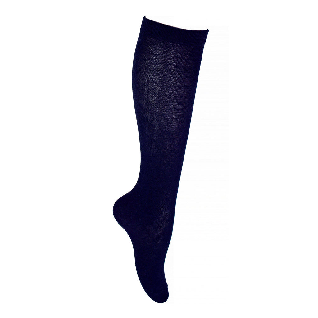 Sock Snob 12 Pack Girls Long Knee High Soft Cotton School Socks