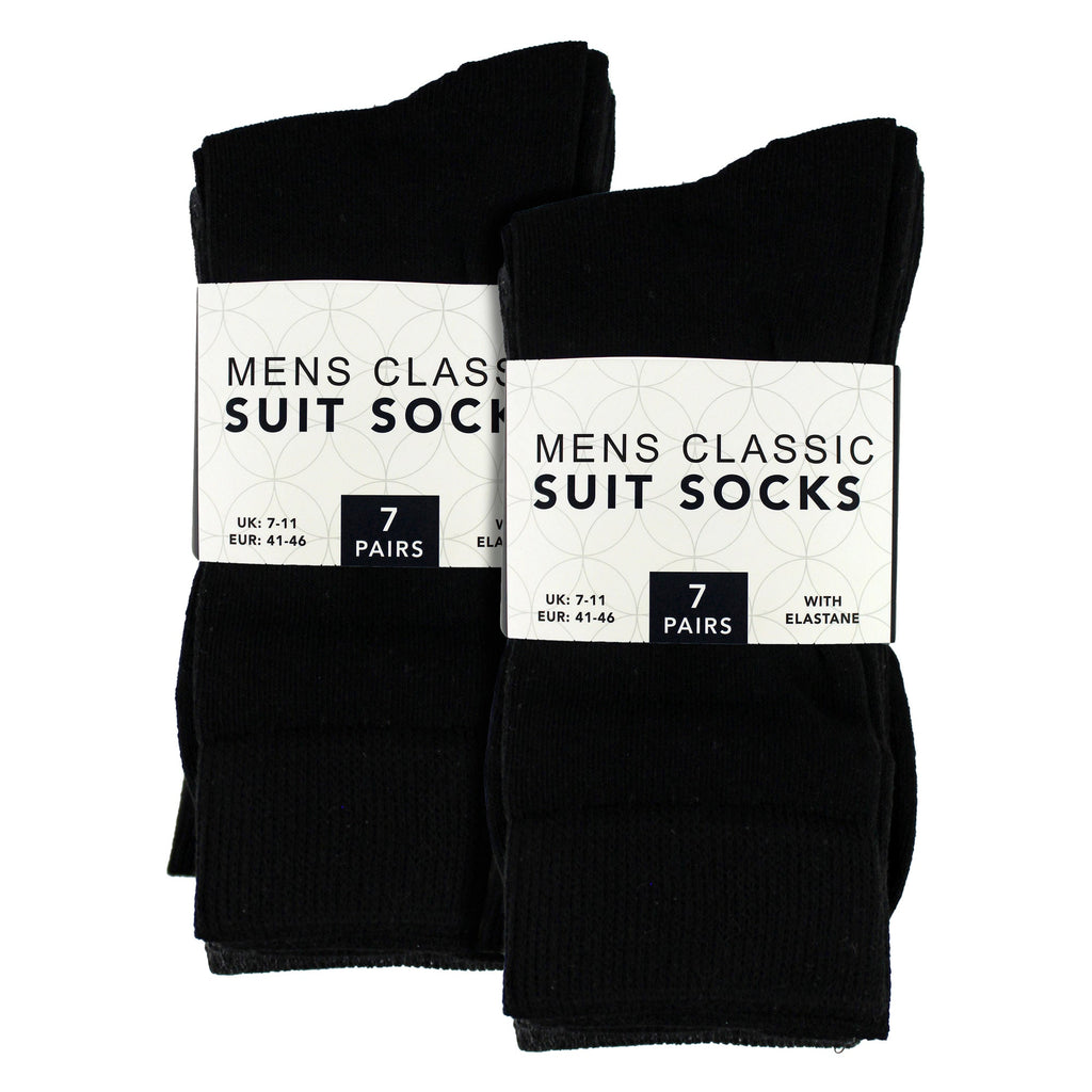 Sock Snob 7 Pack Mens Classic Suit Socks