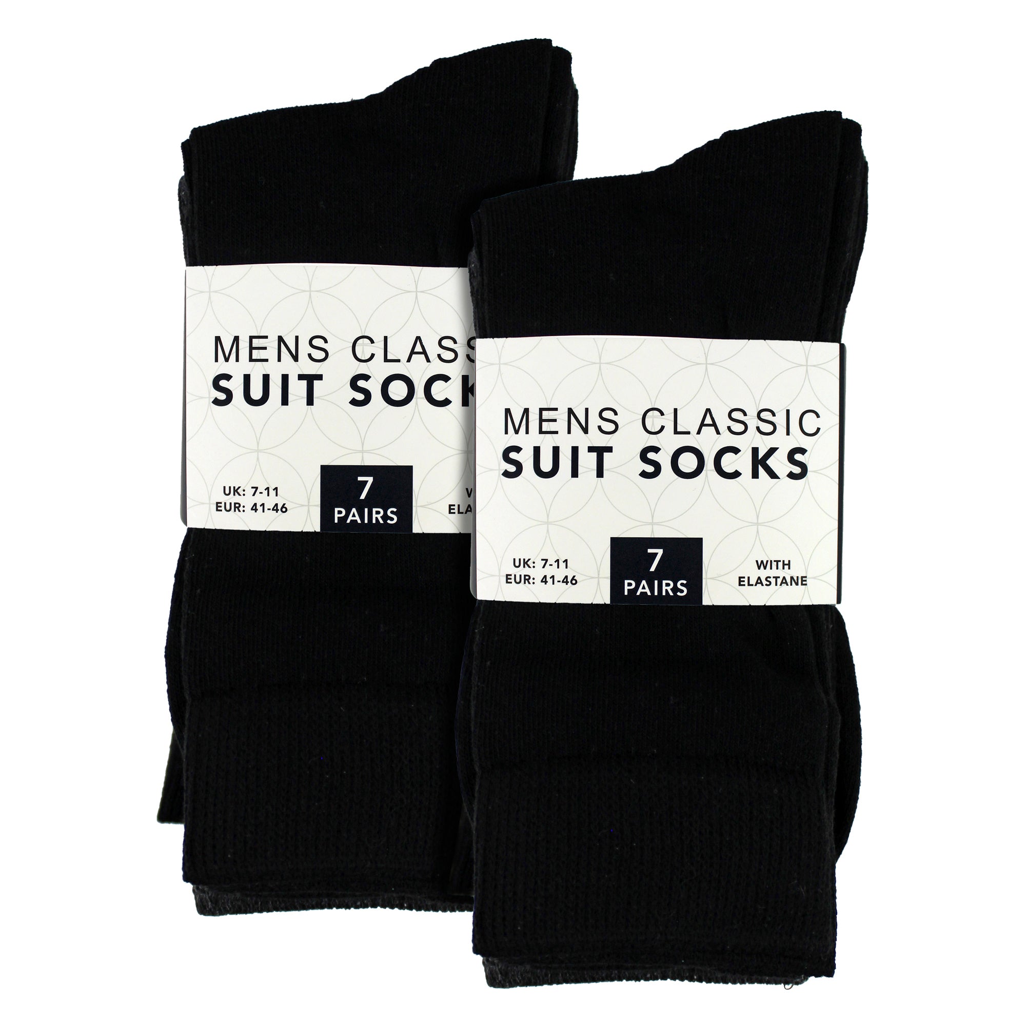 Sock Snob 7 Pack Mens Classic Suit Socks