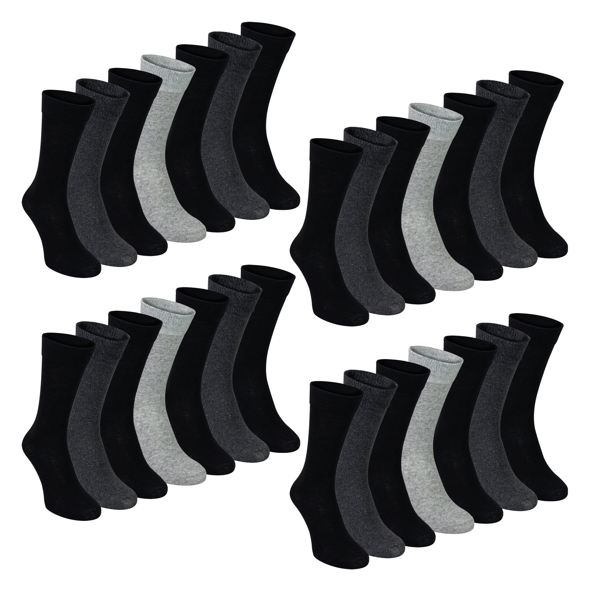 Sock Snob 7 Pack Mens Classic Suit Socks