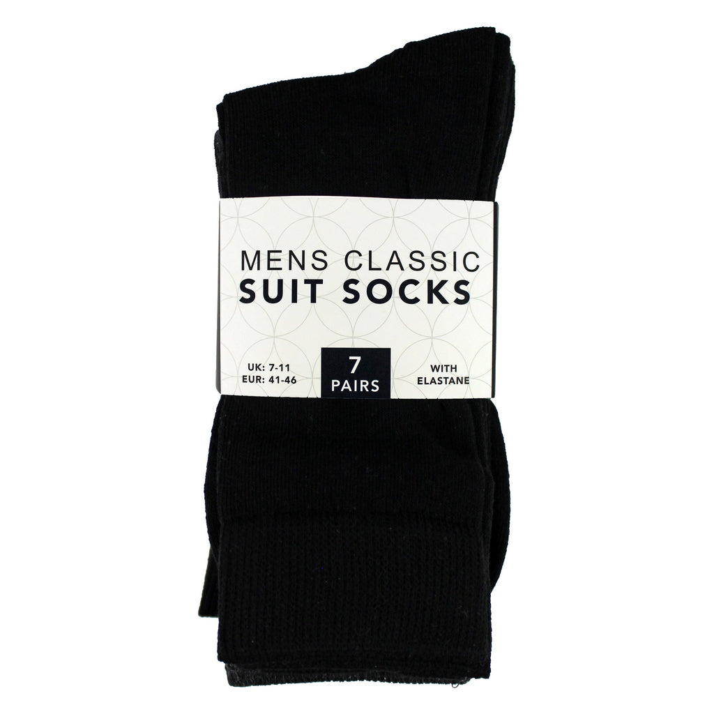 Sock Snob 7 Pack Mens Classic Suit Socks