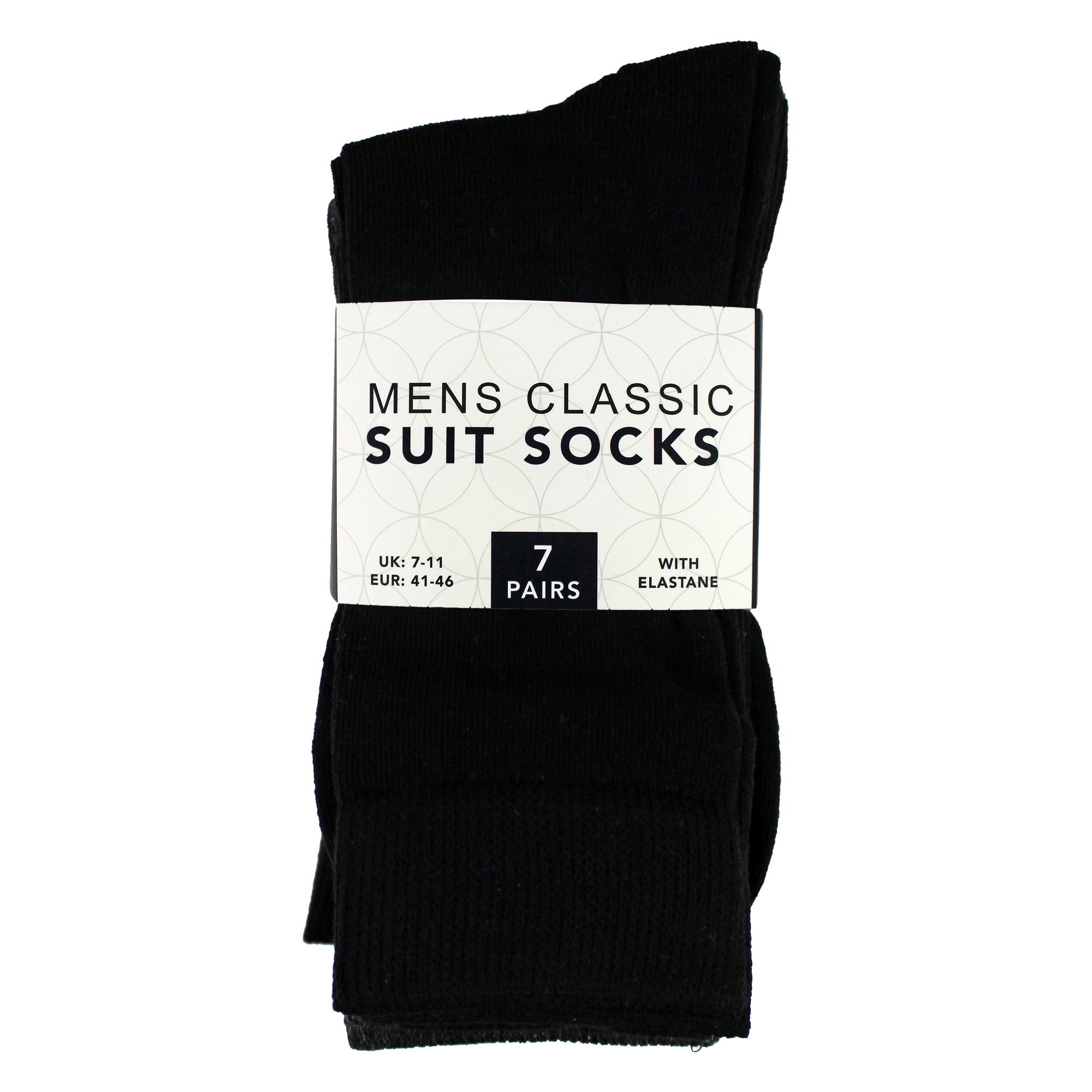 Sock Snob 7 Pack Mens Classic Suit Socks