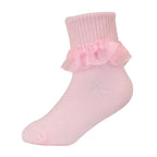 Sock Snob 6 Pack Baby Girl Soft Cotton Rich Frilly Lace Socks (3 Sizes)