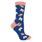 Miss Sparrow 1 Pack Womens Novelty Book Themed Bamboo Socks