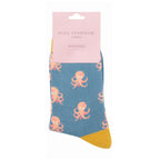 Sock Snob 1 Pack Womens Novelty Denim Octopus Bamboo Socks