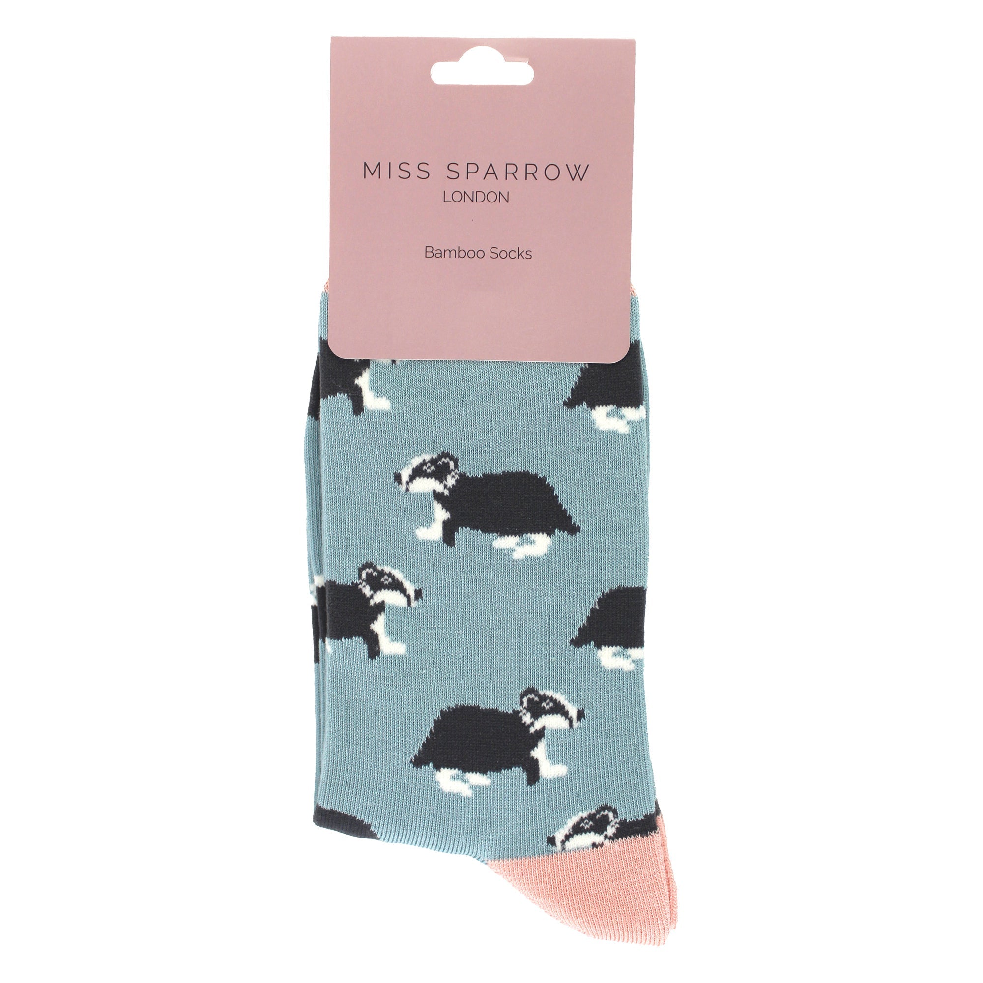 Sock Snob 1 Pack Womens Novelty Duck Egg Badgers Bamboo Socks