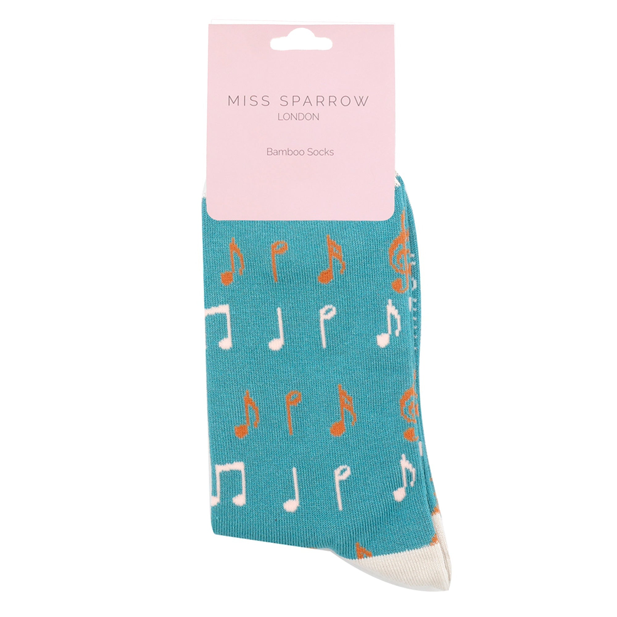 Sock Snob 1 Pack Womens Novelty Music Patterned Bamboo Socks