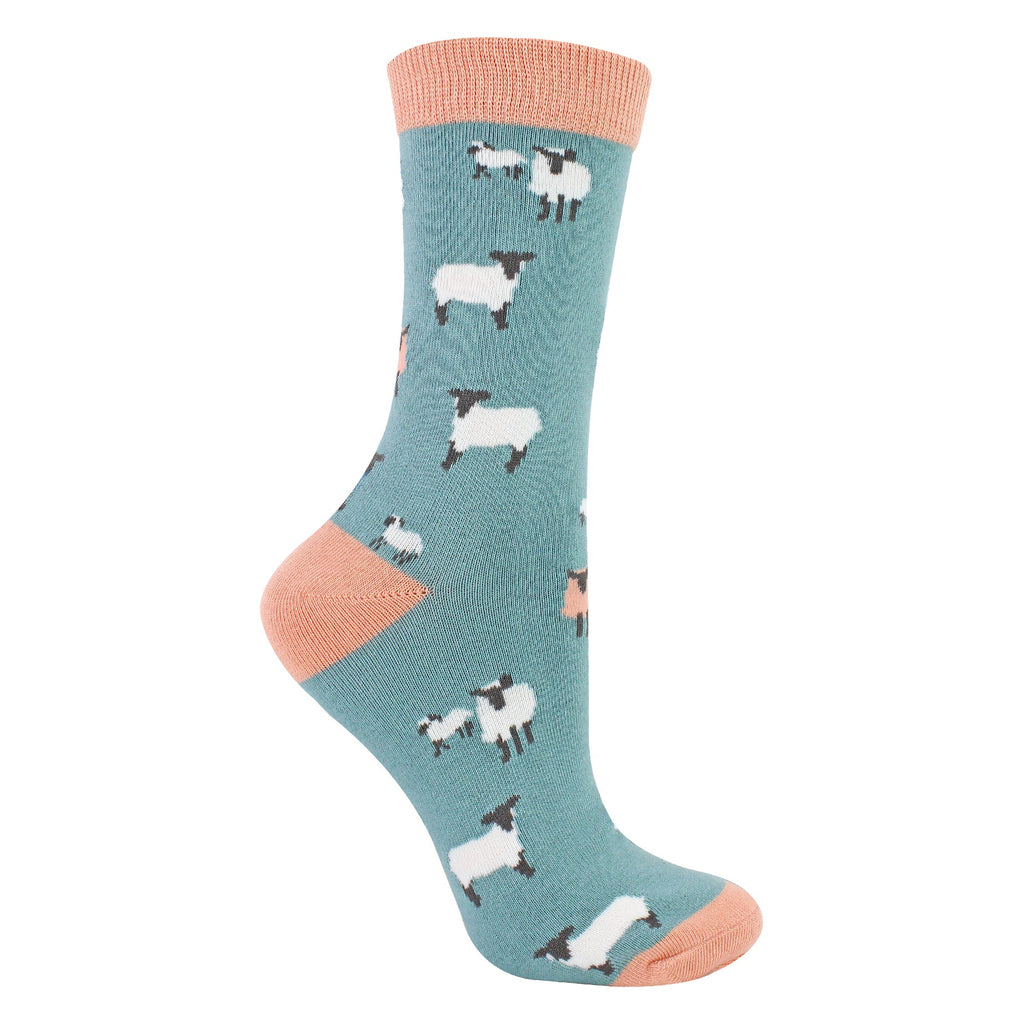 Sock Snob 1 Pack Womens Novelty Duck Egg Sheep Bamboo Socks