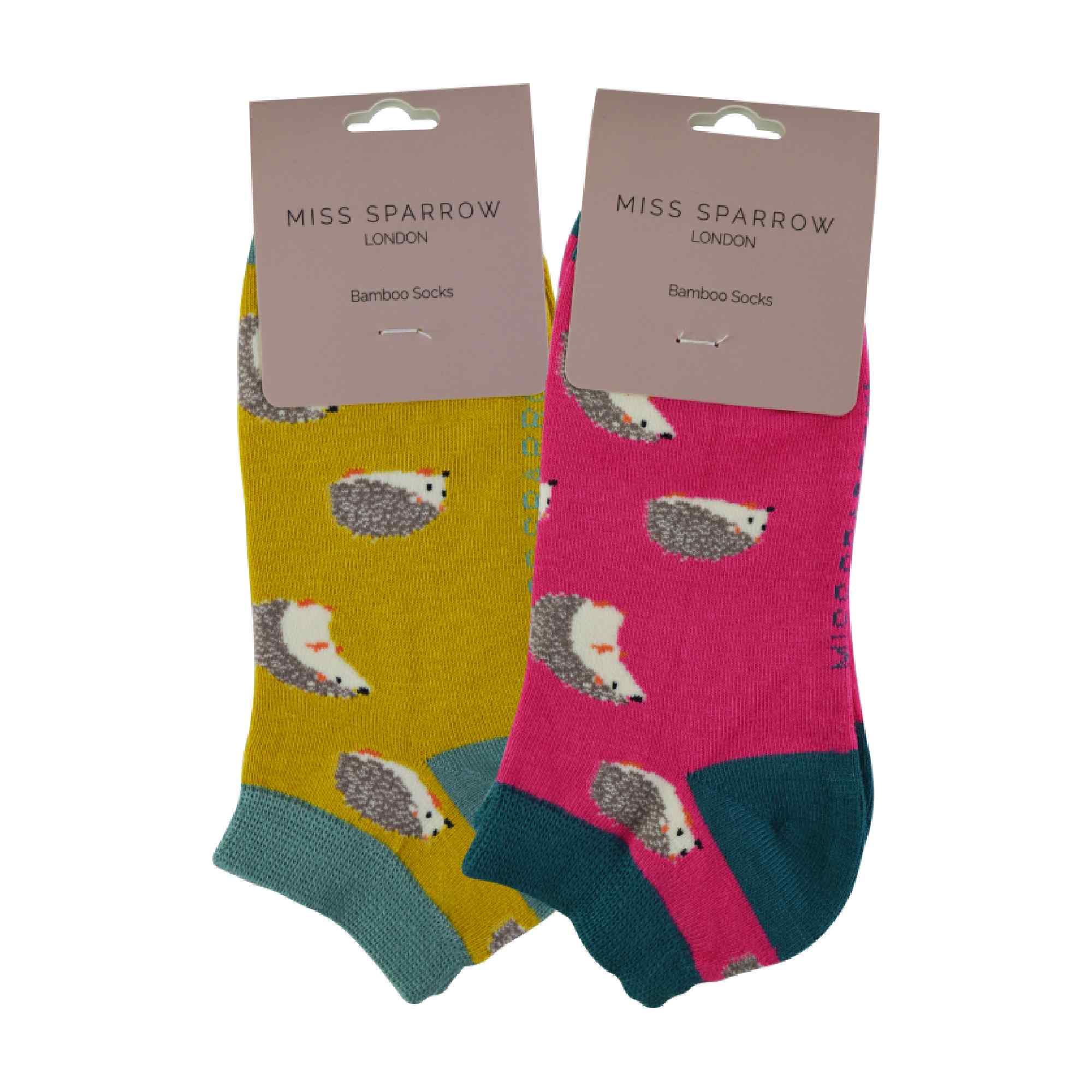 Sock Snob 2 Pack Womens Novelty Animal Themed Bamboo Trainer Socks