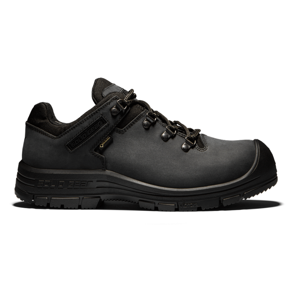 Solid Gear BY Snickers Alpha SG75003 GORE-TEX Work Shoe VIBRAM Sole Safety Boots Black