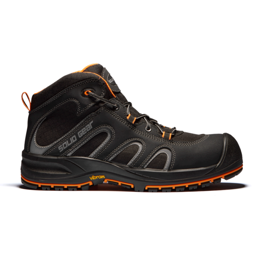 Solid Gear BY Snickers Falcon S3 SG73002 SRC Work Boot VIBRAM Sole Black
