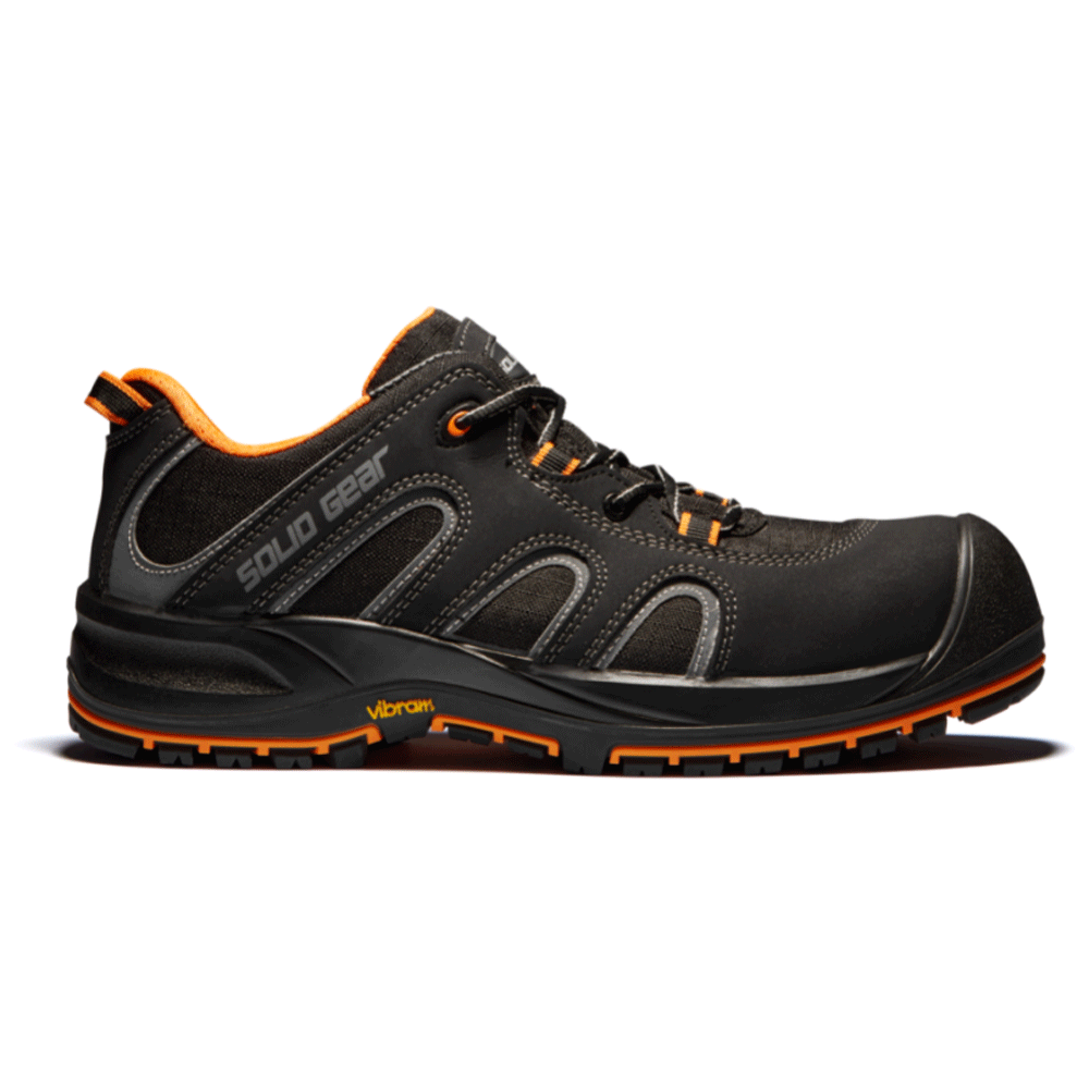 Solid Gear BY Snickers Griffin S3 SG73001 SRC Work Shoe VIBRAM Sole Safety Trainers Black