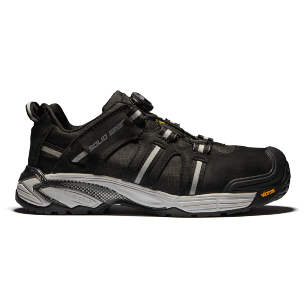 Solid Gear BY Snickers Vapor S3 SG80003 SRC Work Shoe VIBRAM Sole Safety Trainers Black