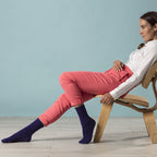 Gentle Grip 6 Pack Womens Non Elastic Soft Top Cotton Diabetic Socks