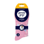 Gentle Grip 6 Pairs Womens Non Elastic Patterned Socks