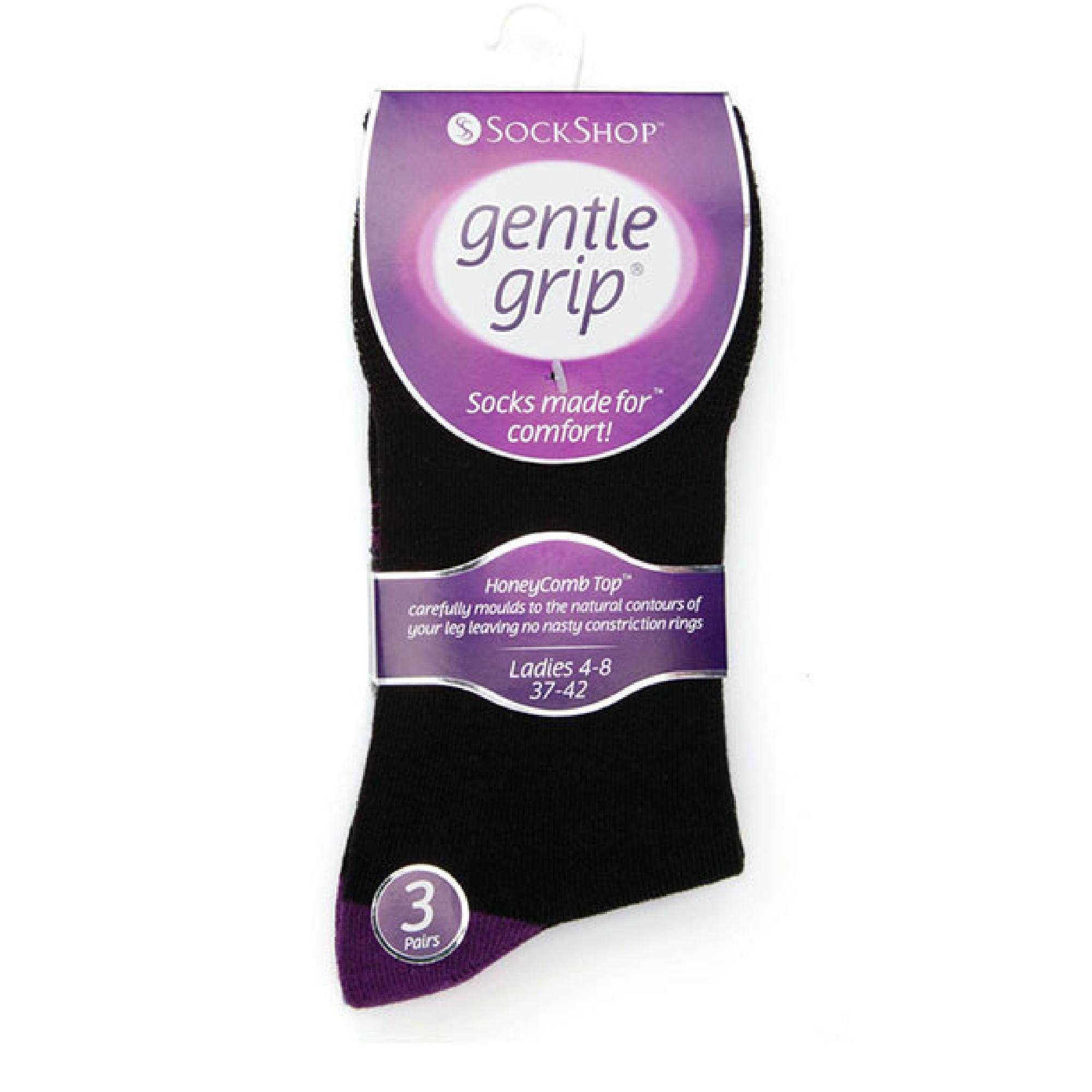 Sock Snob 6 Pack Womens Patterned Cotton Non Elastic Socks