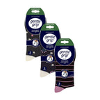 Gentle Grip 9 Pack Womens Soft Breathable Bamboo Non Elastic Dress Socks