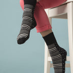 Sock Snob 6 Pack Womens Non Elastic Loose Top Bamboo Socks