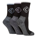 Country Pursuit Womens Heavy Duty Durable Cushioned Hiking Socks with Reinforced Heel and Toe