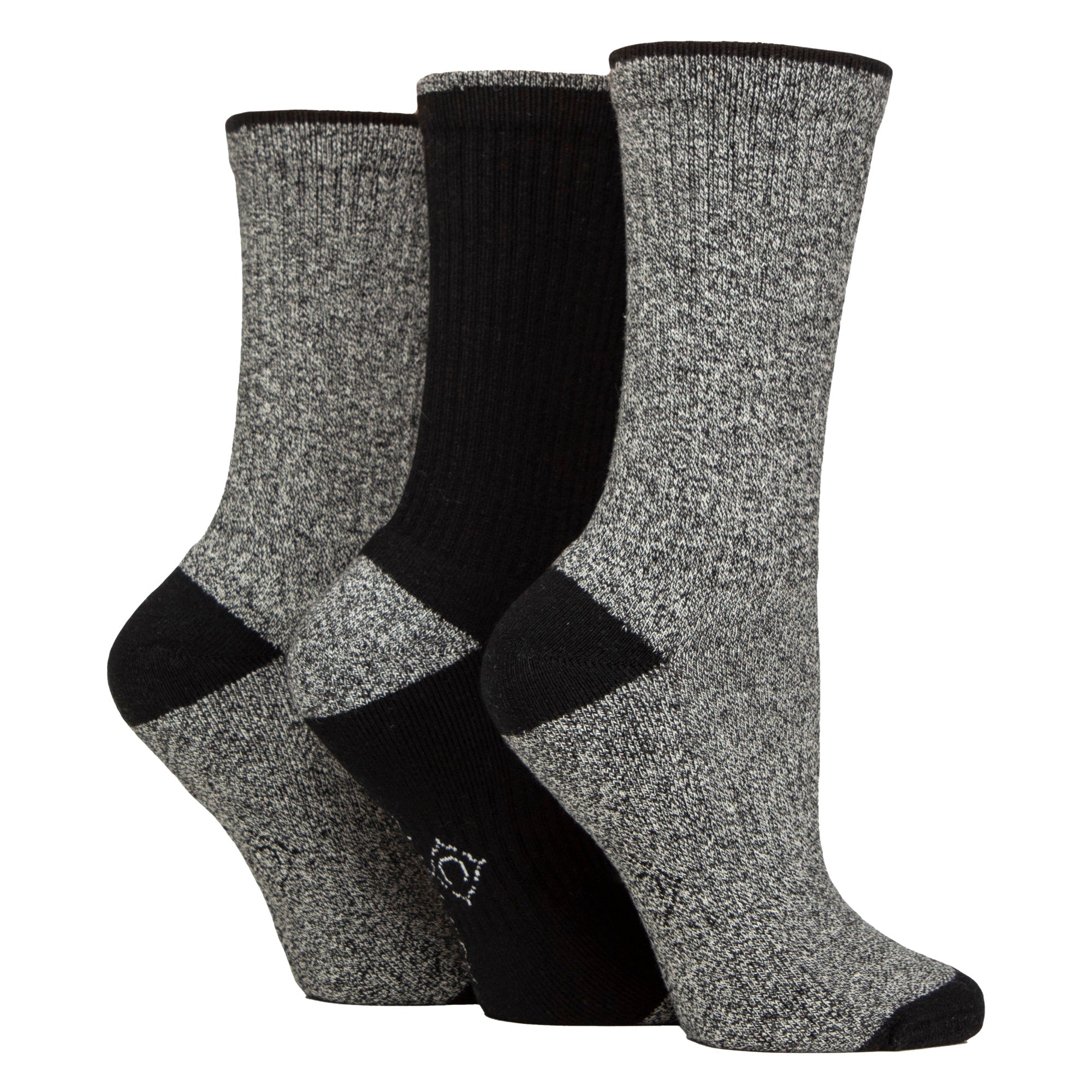 Country Pursuit 3 Pairs Womens Water Repellent Midweight Outdoor Socks for Hiking and Walking