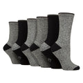 Country Pursuit 6 Pairs Womens Water Repellent Midweight Outdoor Socks for Hiking and Walking