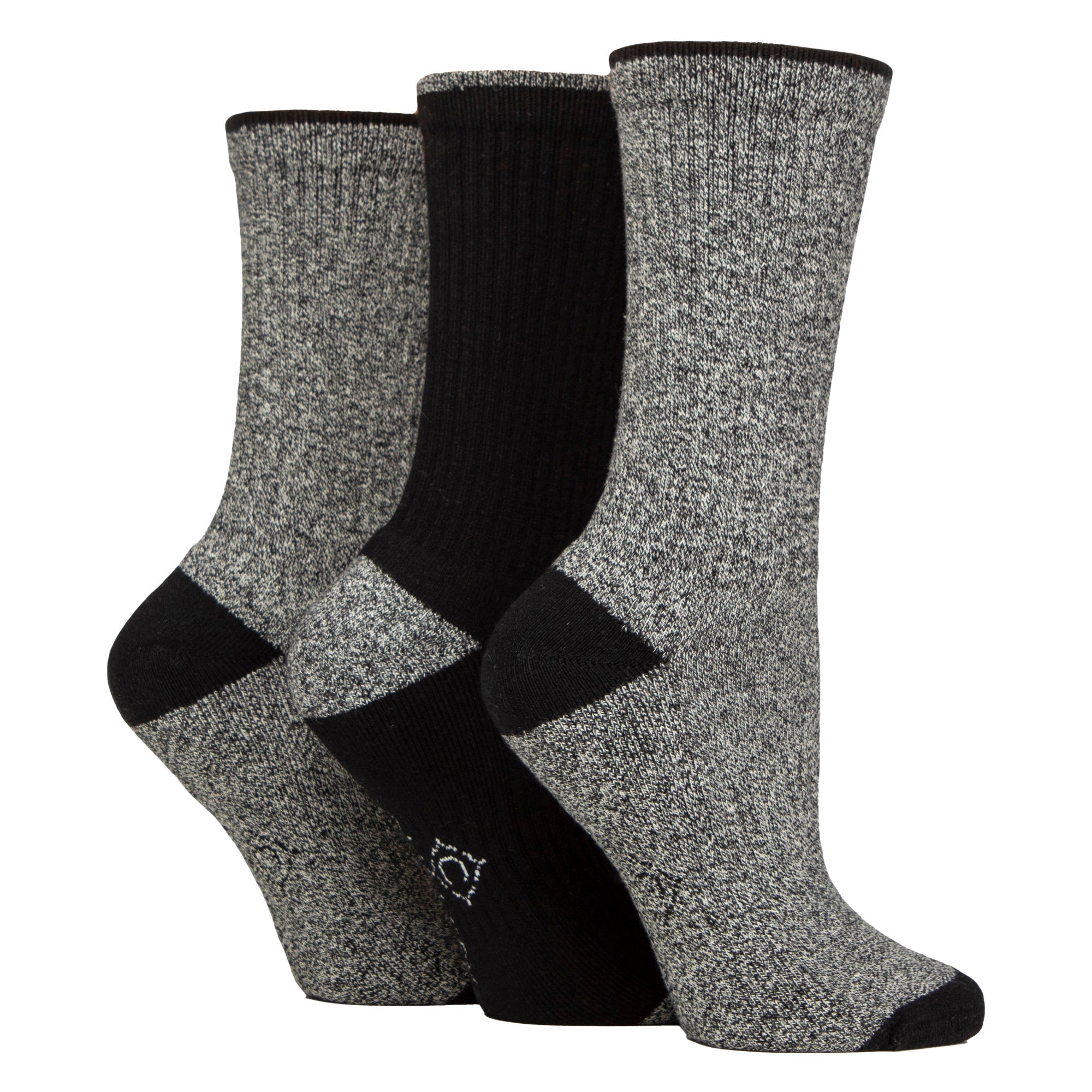 Country Pursuit 6 Pairs Womens Water Repellent Midweight Outdoor Socks for Hiking and Walking