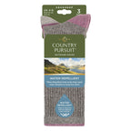 Country Pursuit 3 Pairs Womens Water Repellent Midweight Outdoor Socks for Hiking and Walking