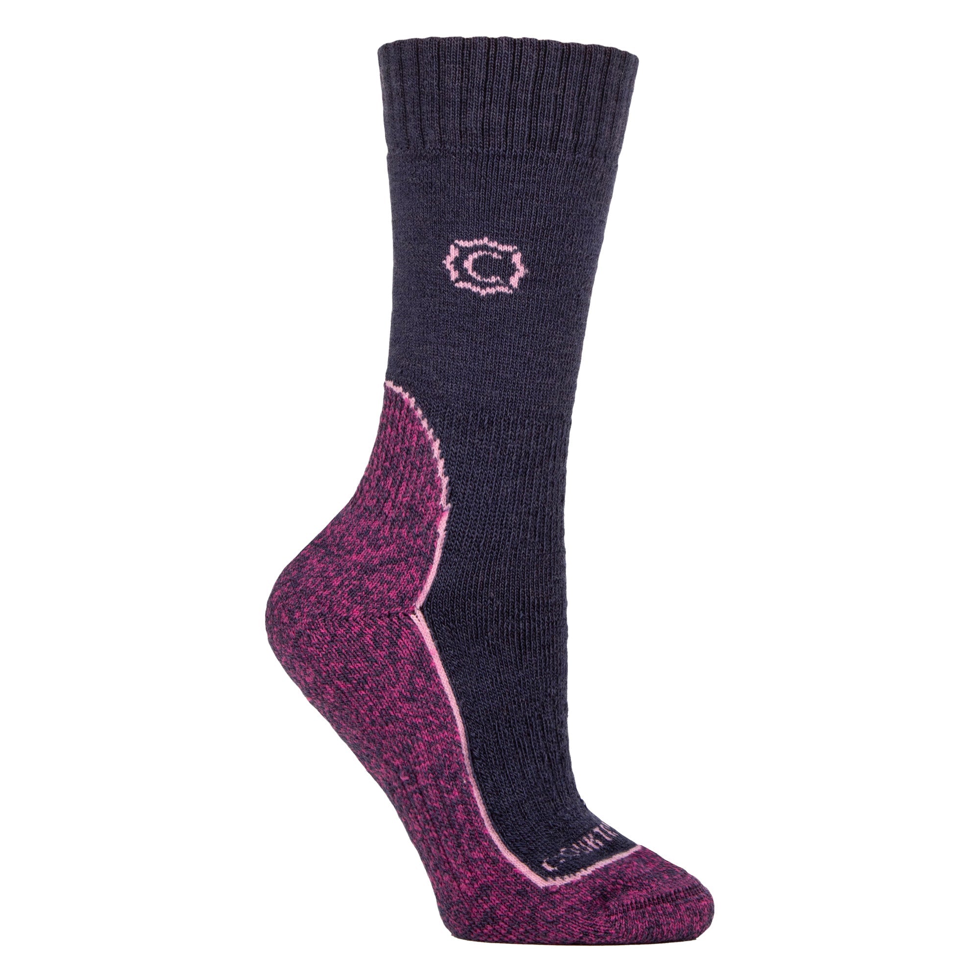 Country Pursuit Womens Wool Blend Cushioned Walker Socks for Hiking and Outdoor Comfort