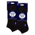 Gentle Grip 6 Pack Mens Diabetic Trainer Socks Loose Top Wide Ankle Socks