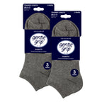 Gentle Grip 6 Pack Mens Diabetic Trainer Socks Loose Top Wide Ankle Socks