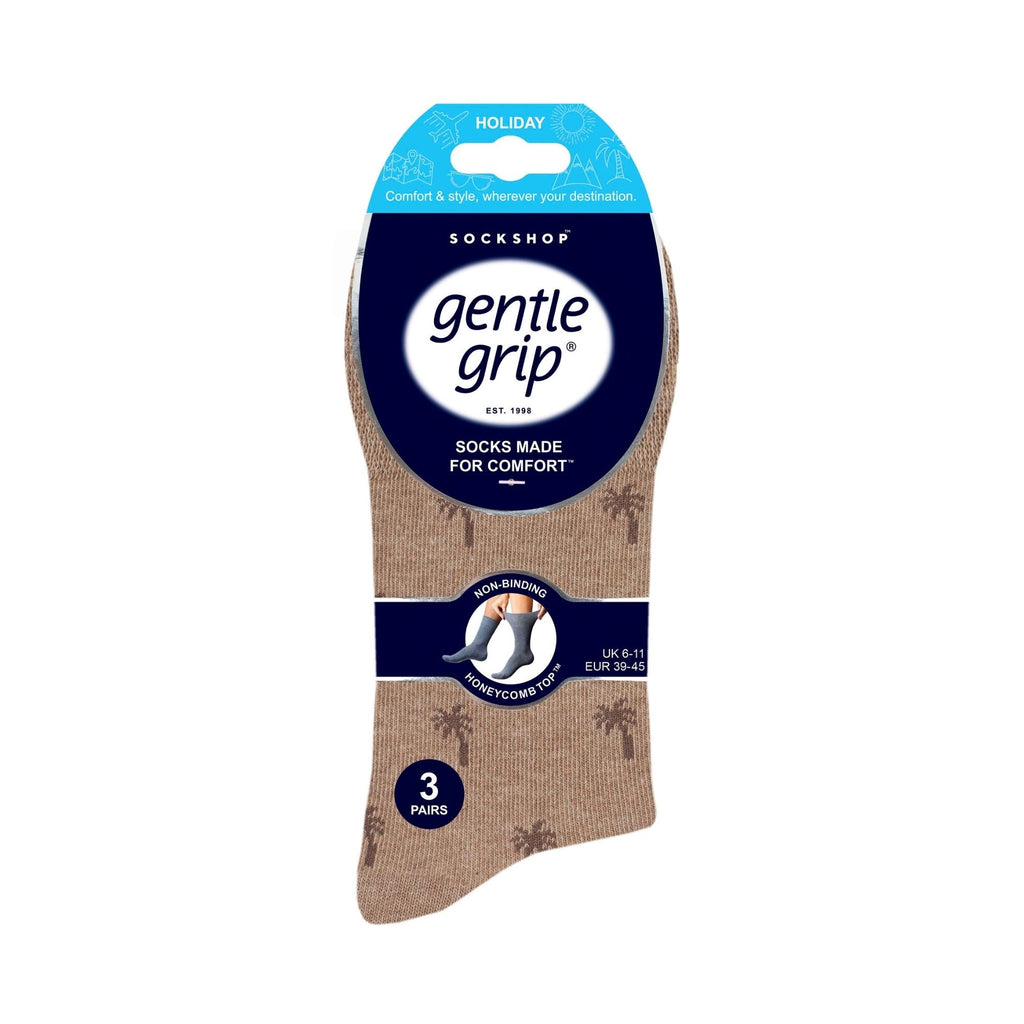 Sock Snob 6 Pack Mens Non Elastic Loose Top Patterned Socks