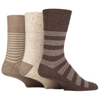 Sock Snob 6 Pack Mens Non Elastic Loose Top Patterned Socks