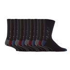 Gentle Grip 12 Pairs Mens Gentle Grip Loose Top Socks