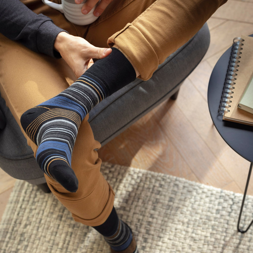 Gentle Grip 12 Pairs Mens Gentle Grip Loose Top Socks