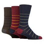 Sock Snob 6 Pack Mens Non Elastic Loose Top Patterned Socks