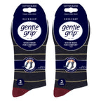 Sock Snob 6 Pack Mens Non Elastic Loose Top Patterned Socks