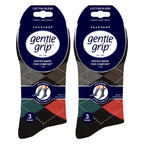 Sock Snob 6 Pack Mens Non Elastic Loose Top Patterned Socks