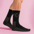 Country Pursuit Mens Heavy Duty Durable Cushioned Hiking Socks with Reinforced Heel and Toe