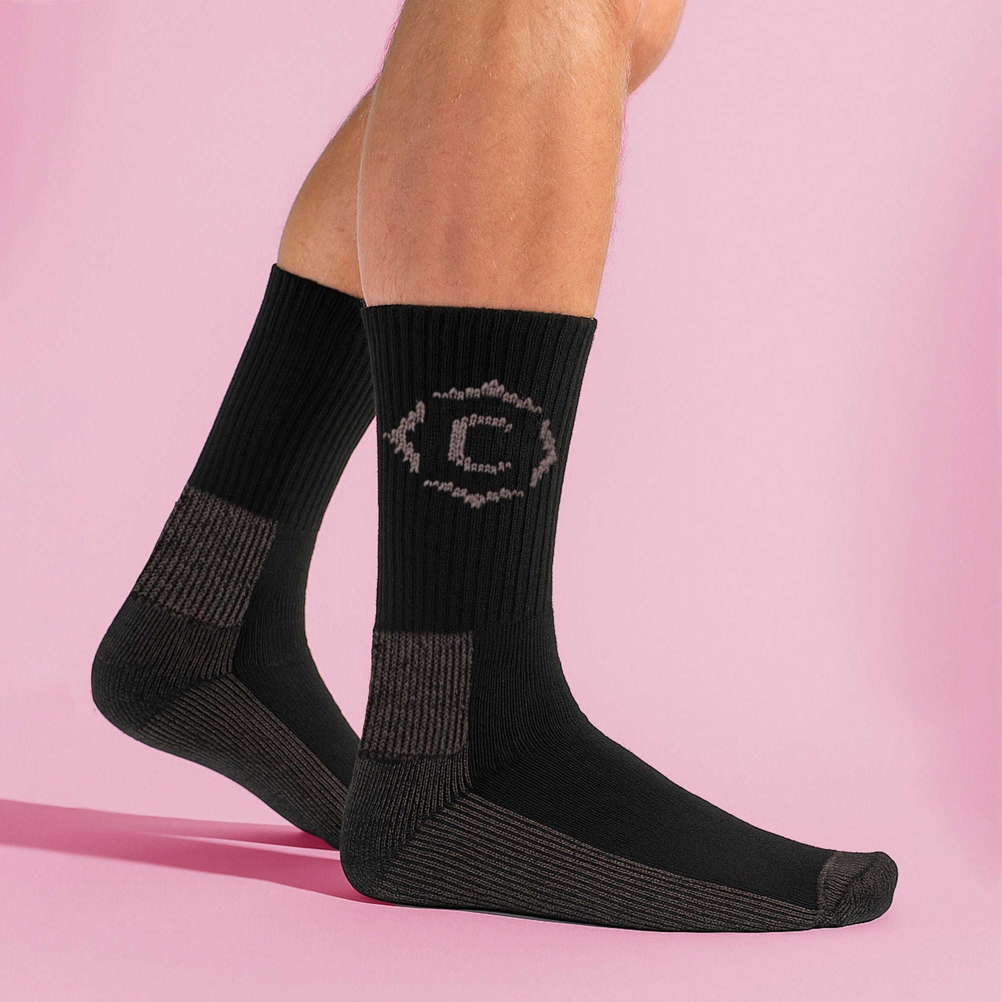 Country Pursuit Mens Heavy Duty Durable Cushioned Hiking Socks with Reinforced Heel and Toe