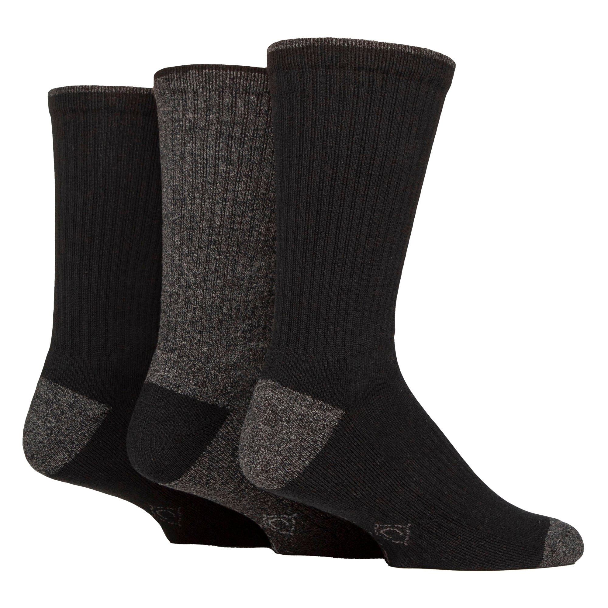Country Pursuit 3 Pairs Mens Water Repellent Midweight Outdoor Socks for Hiking and Walking