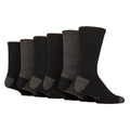 Sock Snob 6 Pairs Mens Water Repellent Midweight Outdoor Socks for Hiking and Walking