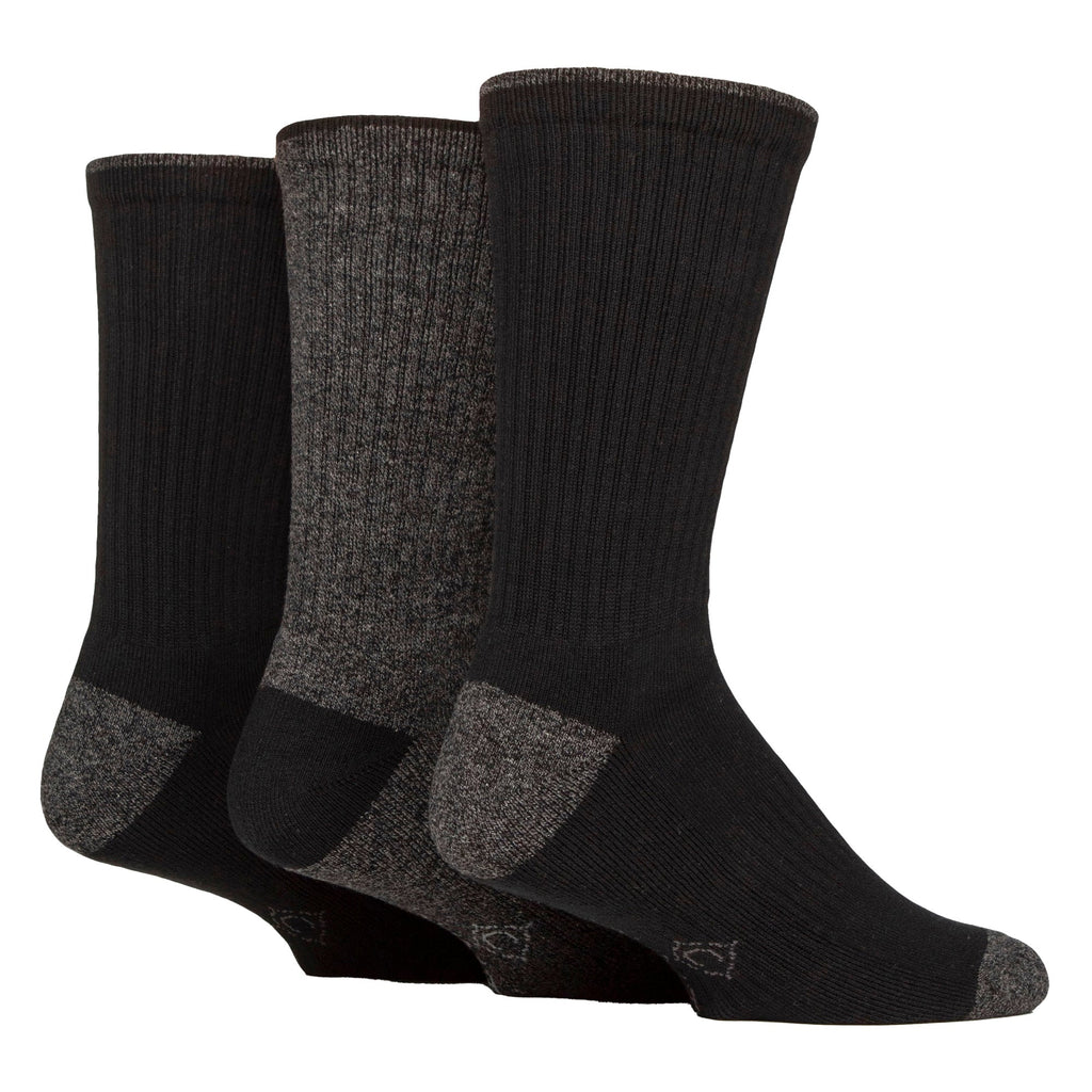 Sock Snob 6 Pairs Mens Water Repellent Midweight Outdoor Socks for Hiking and Walking