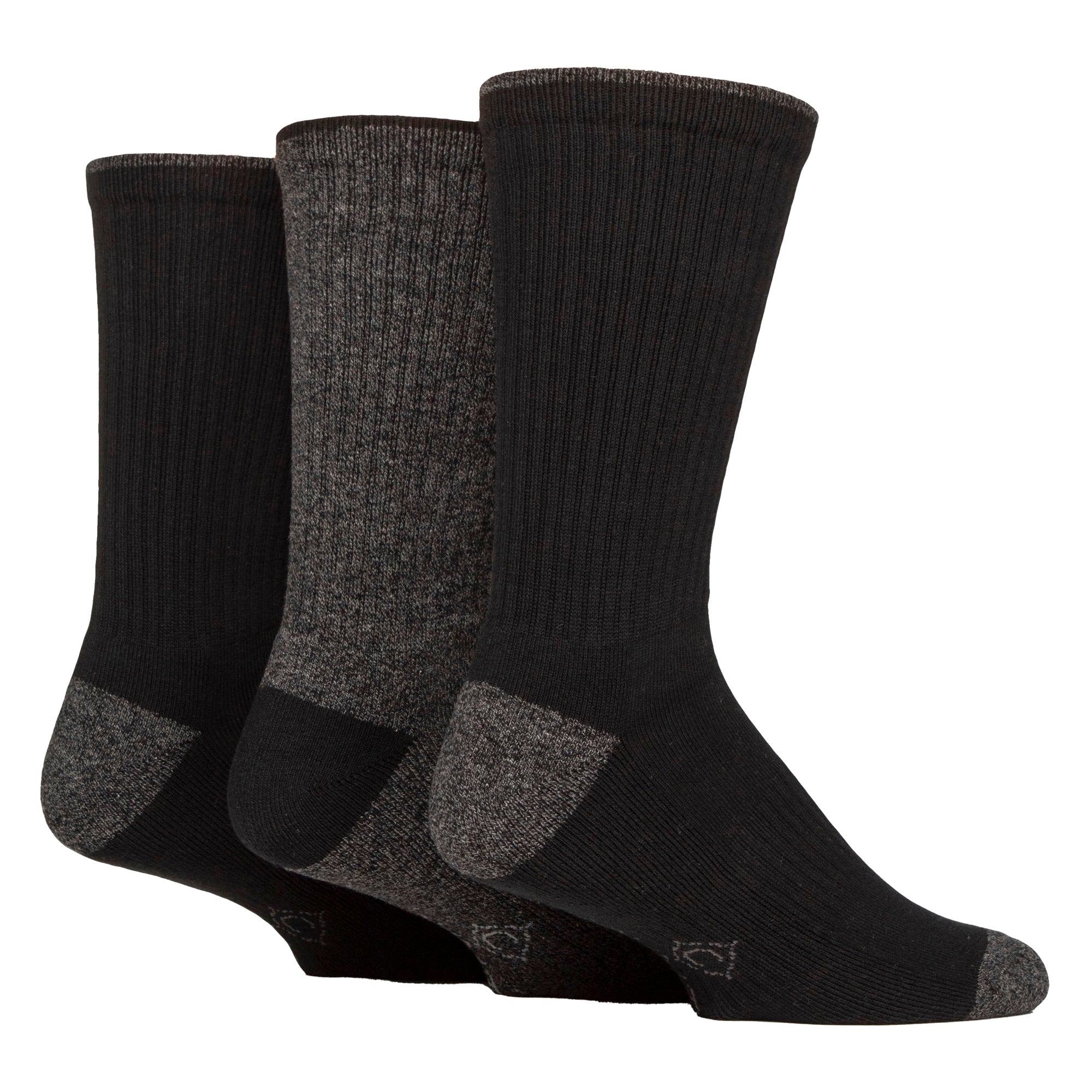 Sock Snob 6 Pairs Mens Water Repellent Midweight Outdoor Socks for Hiking and Walking