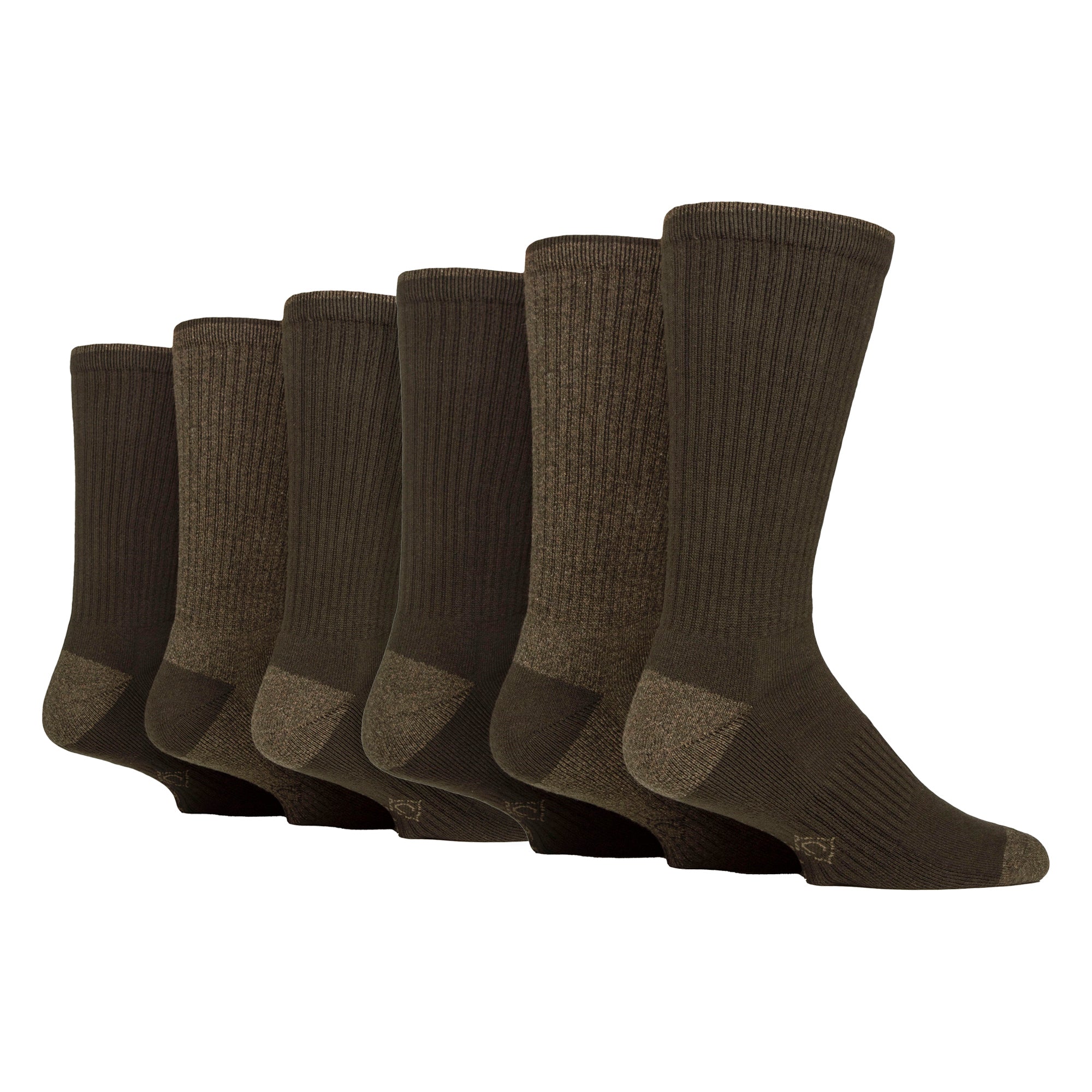 Sock Snob 6 Pairs Mens Water Repellent Midweight Outdoor Socks for Hiking and Walking