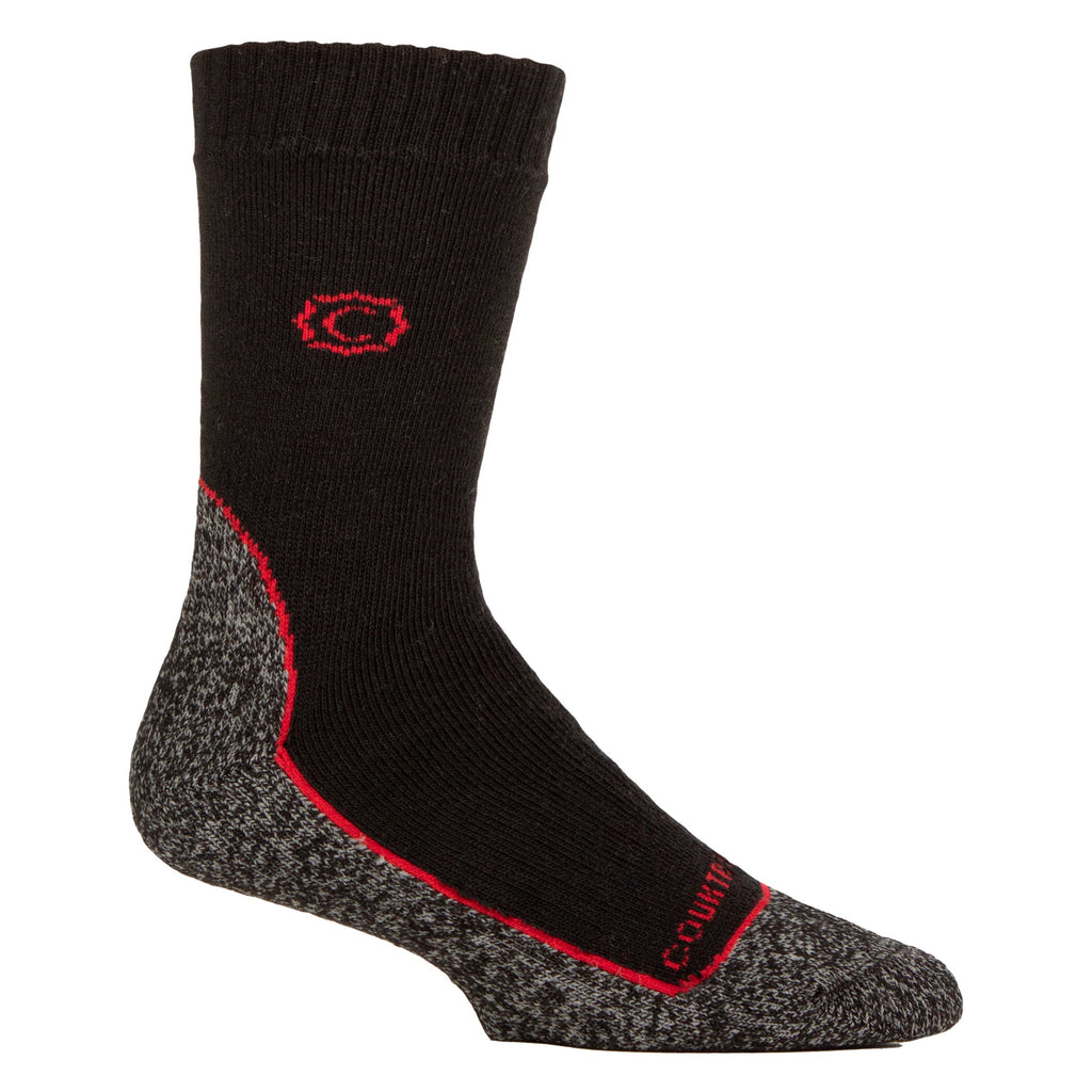 Country Pursuit Mens Wool Blend Cushioned Walker Socks for Hiking and Outdoor Comfort