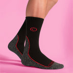 Country Pursuit Mens Wool Blend Cushioned Walker Socks for Hiking and Outdoor Comfort
