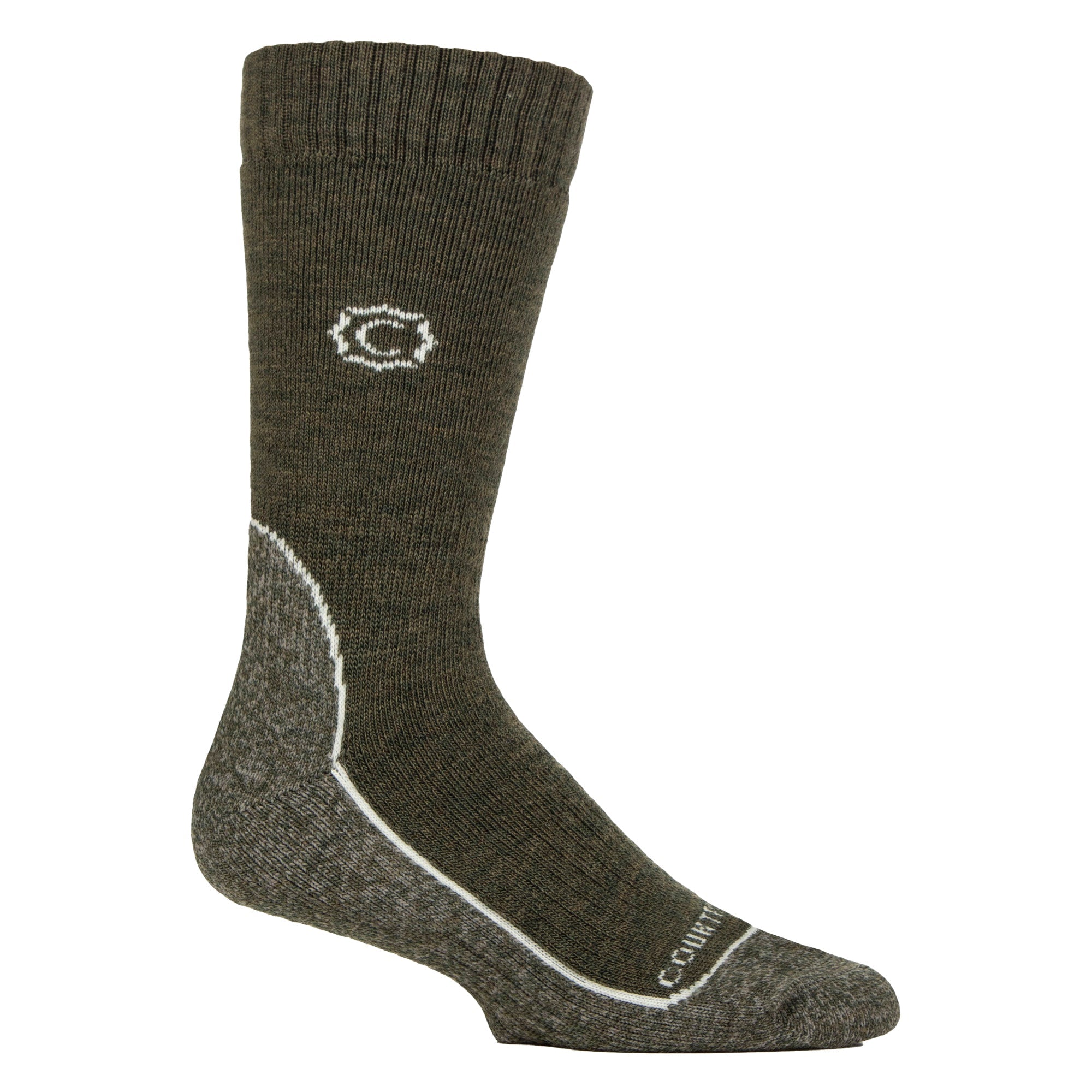 Country Pursuit Mens Wool Blend Cushioned Walker Socks for Hiking and Outdoor Comfort